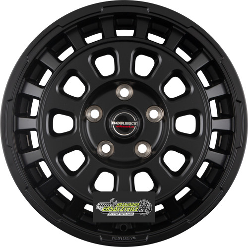 Borbet cw7 black matt 7x17 - matt,
