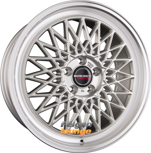 Borbet silver rim - b,