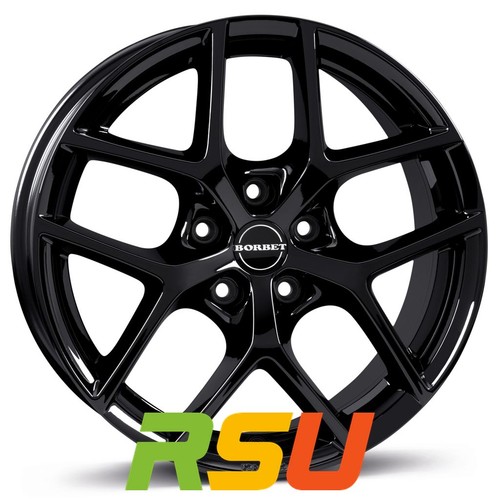 Borbet black glossy - y,