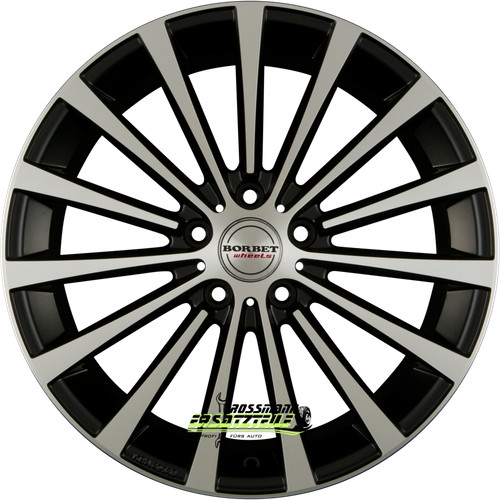 Borbet blx black polished - black, matt