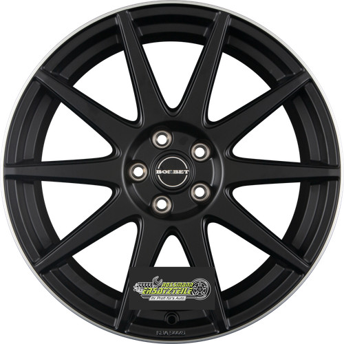 Borbet gtx black matt rim - black,