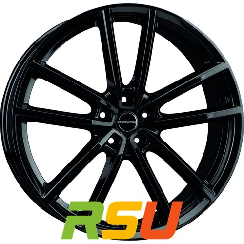 Borbet black glossy 5x21 - black,